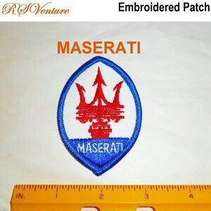 Buy one choose one FREE, Vintage New Maserati Car Patch